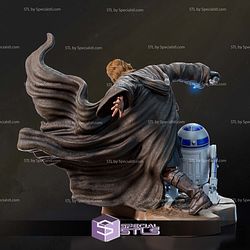 Anakin Skywalker and R2D2 217mm 3D Printer Files
