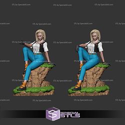 Android 18 on Rock and NSFW 3D Printer Files