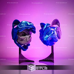 Articulated Cat Bot Mask STL Files