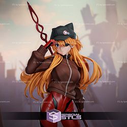 Asuka Langley with Hat 3D Printer Files