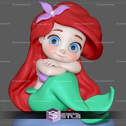 Baby Ariel Little Mermaid 3D Printer Files