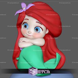 Baby Ariel Little Mermaid 3D Printer Files