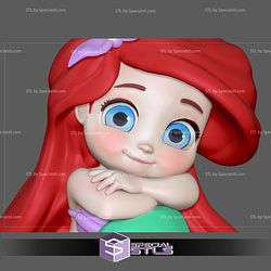 Baby Ariel Little Mermaid 3D Printer Files