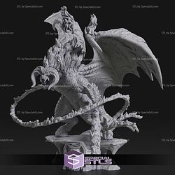 Balrog in Flame Lord of the Rings 3D Printer Files
