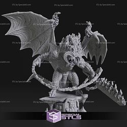 Balrog in Flame Lord of the Rings 3D Printer Files