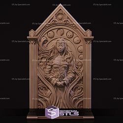 Bas Relief Sleeping Princess 3D Printer Files