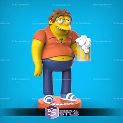 Barnie Gomez The Simpsons 3D Printer Files
