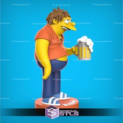 Barnie Gomez The Simpsons 3D Printer Files
