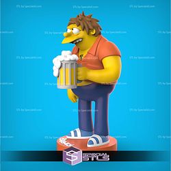 Barnie Gomez The Simpsons 3D Printer Files