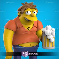 Barnie Gomez The Simpsons 3D Printer Files