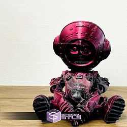 Basic STL Astronaut Skelenaut 2 Blaster Articulated Print in Place