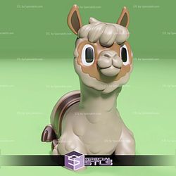 Basic STL Alpi Cute Alpaca Articulated Print in Place