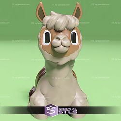 Basic STL Alpi Cute Alpaca Articulated Print in Place