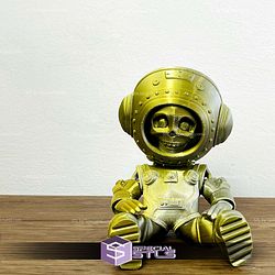 Basic STL Astronaut Skelenaut Hands Articulated Print in Place