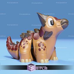 Basic STL Ankylosaurus Cute Dinosaur Articulated Print in Place