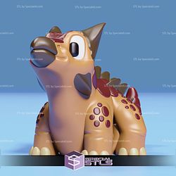 Basic STL Ankylosaurus Cute Dinosaur Articulated Print in Place