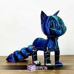 Basic STL Caty Kitten Articulated Print in Place