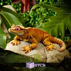 Basic STL Collection Articulated Crested Gecko