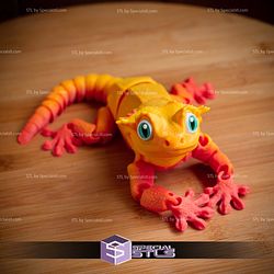 Basic STL Collection Articulated Crested Gecko