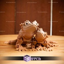 Basic STL Collection Articulated Crested Gecko