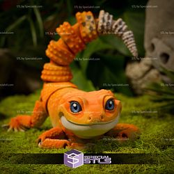 Basic STL Collection Articulated Leopard Gecko