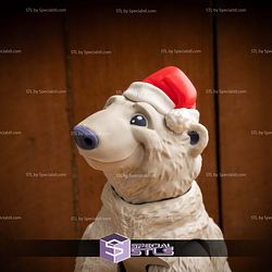 Basic STL Collection Articulated Polar Bear Santa