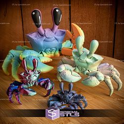 Basic STL Collection Articulated Ghost Crab