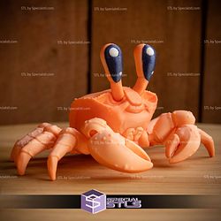 Basic STL Collection Articulated Ghost Crab