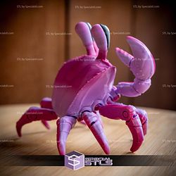 Basic STL Collection Articulated Ghost Crab