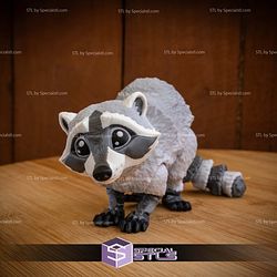 Basic STL Collection Articulated Raccoon