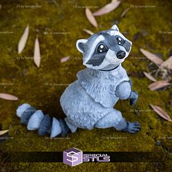 Basic STL Collection Articulated Raccoon