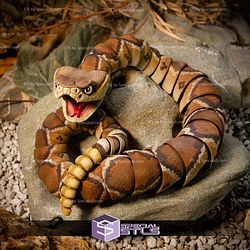 Basic STL Collection Articulated Rattlesnake