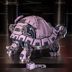 Basic STL Collection Articulated Robot Tortoise