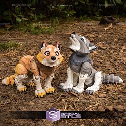 Basic STL Collection Articulated Wolf