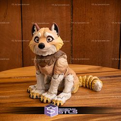 Basic STL Collection Articulated Wolf