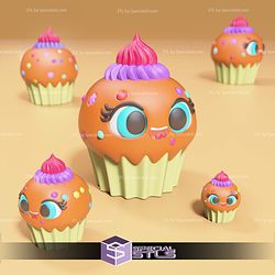Basic STL Cute Muffin Keychain