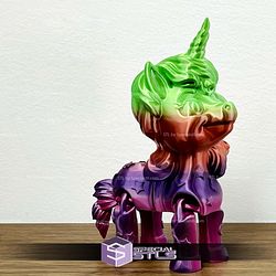 Basic STL Cute Unicorn Articulated Print in Place