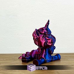 Basic STL Cute Unicorn Articulated Print in Place