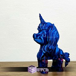 Basic STL Cute Unicorn Articulated Print in Place