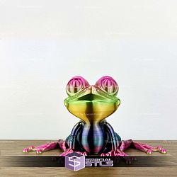 Basic STL Froggy Frog Articulated Print in Place