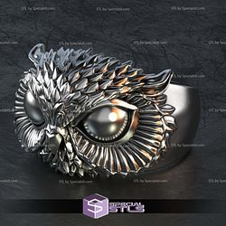 Basic STL Owl Ring