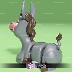 Basic STL Moofy Cute Donkey Articulated
