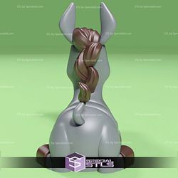 Basic STL Moofy Cute Donkey Articulated