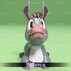 Basic STL Moofy Cute Donkey Articulated