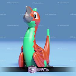 Basic STL Oviraptor Cute Dinosaur Articulated Print in Place