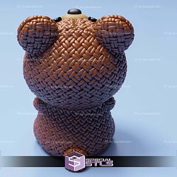 Basic STL Piggy Bear Costume Knitted