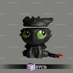 Basic STL Popcorn Bucket Toothless