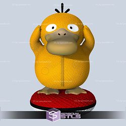 Basic STL Psyduck Wood Style
