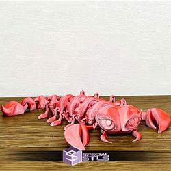 Basic STL Scorpion Girl Articulated Print in Place