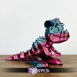 Basic STL Sheriff Spike Boots and Hat Articulated Print in Place
